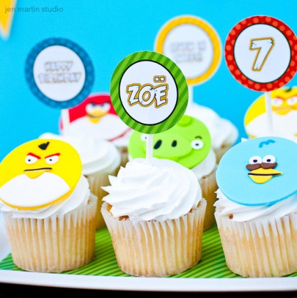 Angry-Birds-Cupcakes