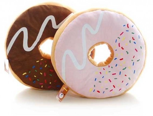 doughnut-cushion-donut-cushion-food-cushion-chocolate-pink