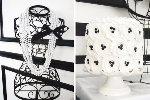 black-white-bust-decoration-cake-platter