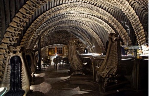 The H.R. Giger Alien Bar, Chur, Zwitserland