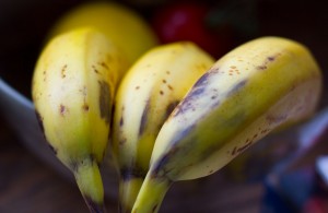 bananen liggen rijp te worden