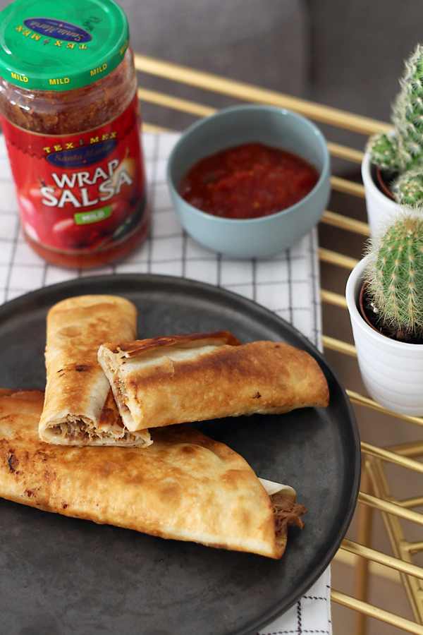 Culy Homemade pulled pork flautas (gebakken tortilla's) Culy.nl
