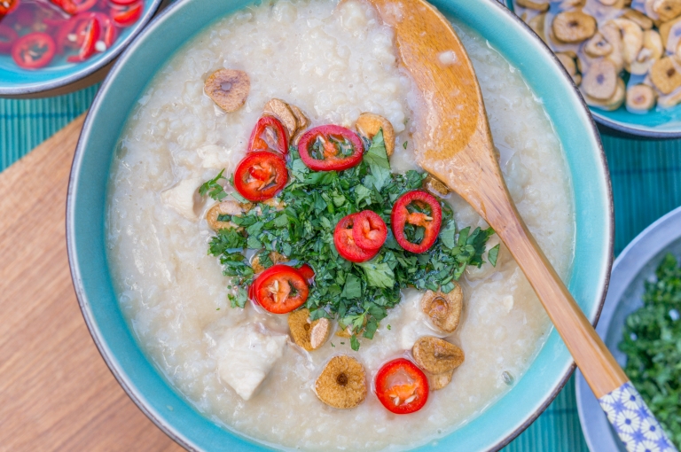Culy homemade congee / congee recept