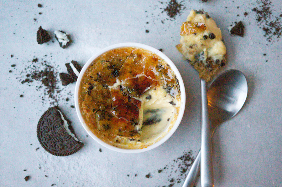 Oreo crème brûlée