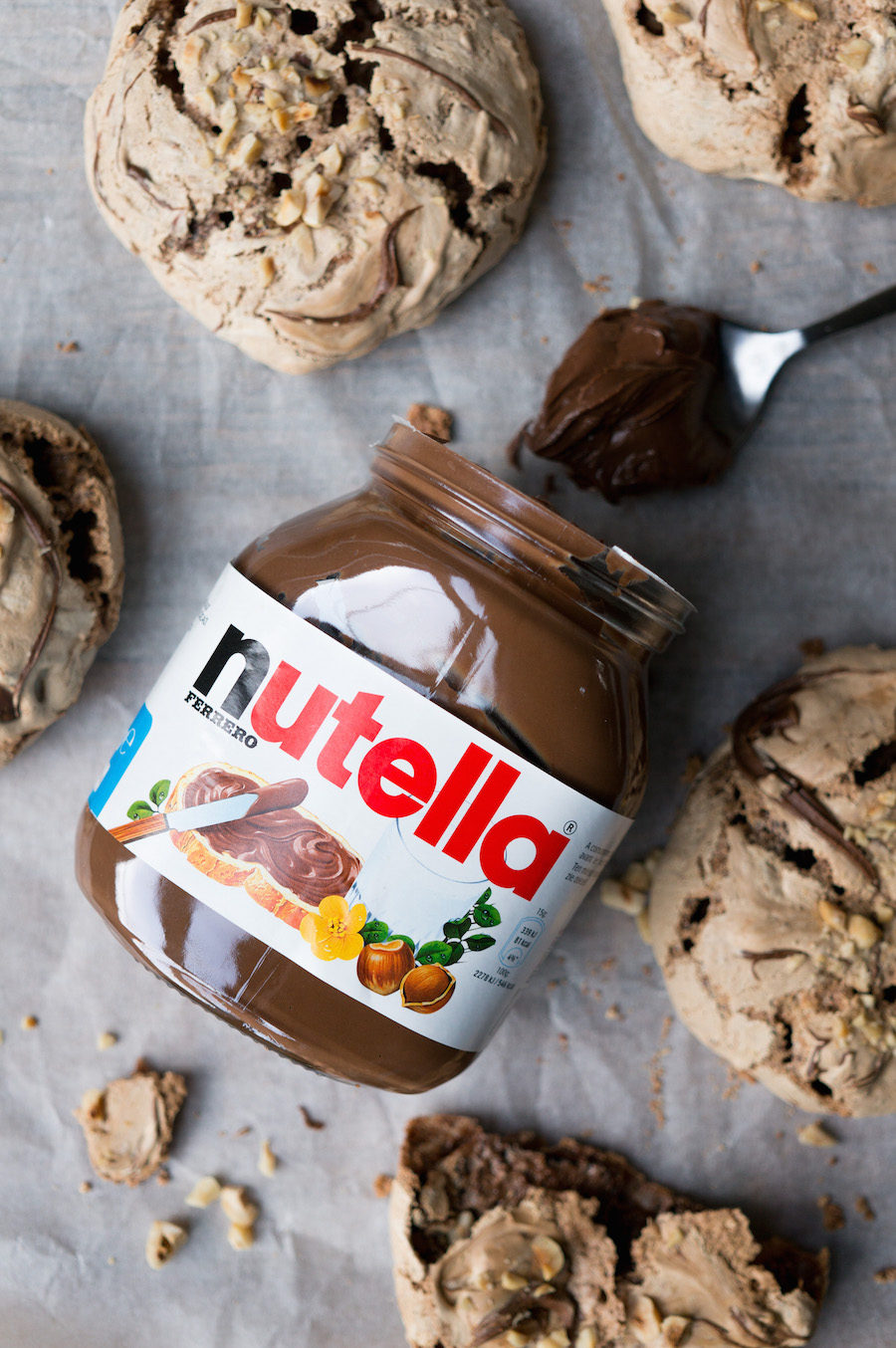 Nutella meringues