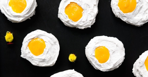 meringue paaseitjes voor pasen