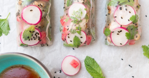 rice paper rolls