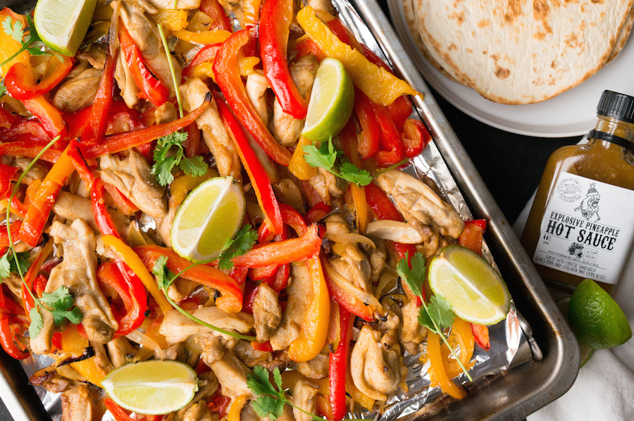 Culy Homemade fajitas met kip uit de oven Culy