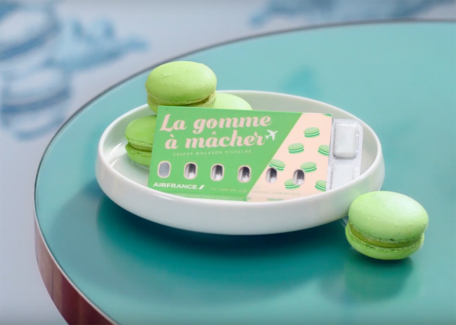 kauwgom met macarons