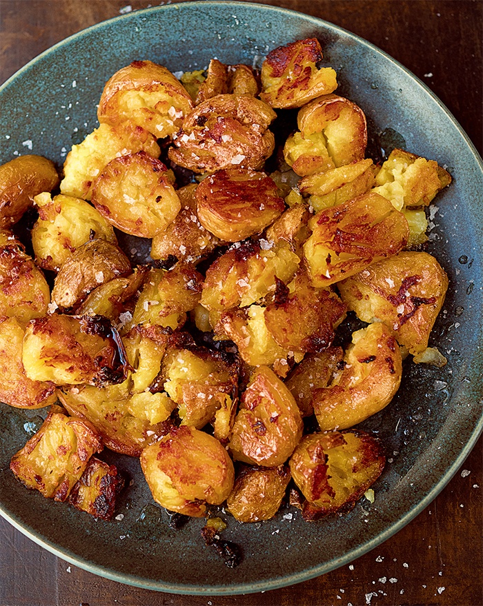 Salt and vinegar aardappels van Nigella Lawson