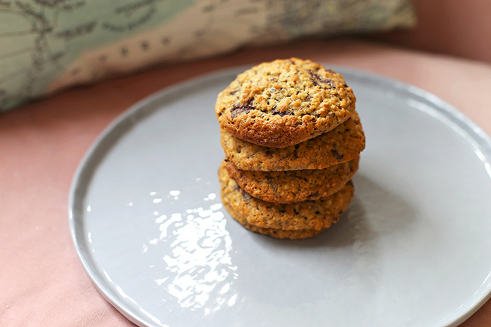 banana chocolate chunk cookies3