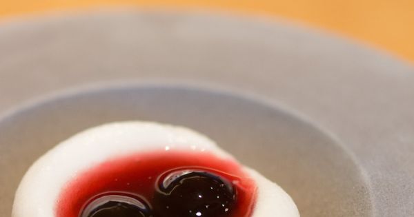 sorbet van whisky sour met am amarena kers