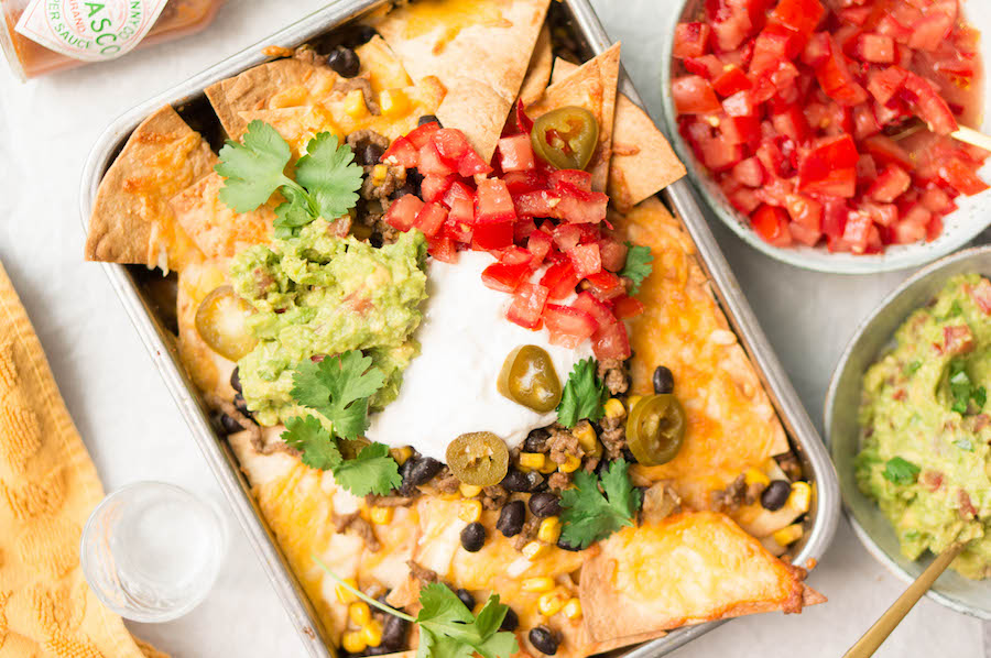 Makkelijk nacho's met gehakt en kaas uit de oven Culy