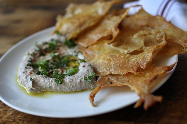 Krokante kippenhuid / kippenchips