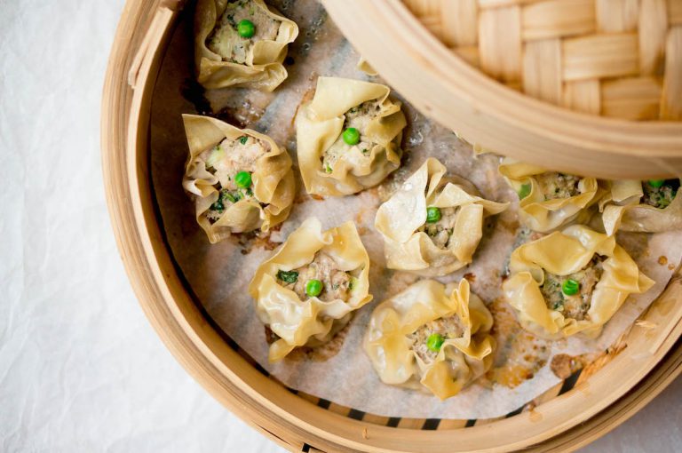 Dim sum maken / Siu Mai Dumplings maken