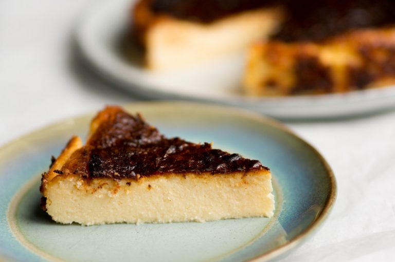 Baskische cheesecake
