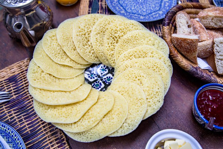 Afbeelding van baghrir Marokkaanse pannenkoeken