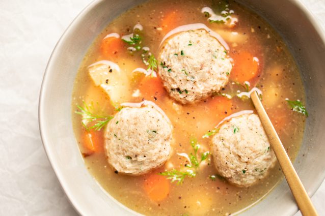 Joodse matzeballensoep