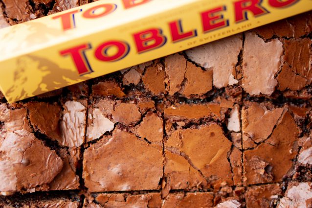 Toblerone brownies recept
