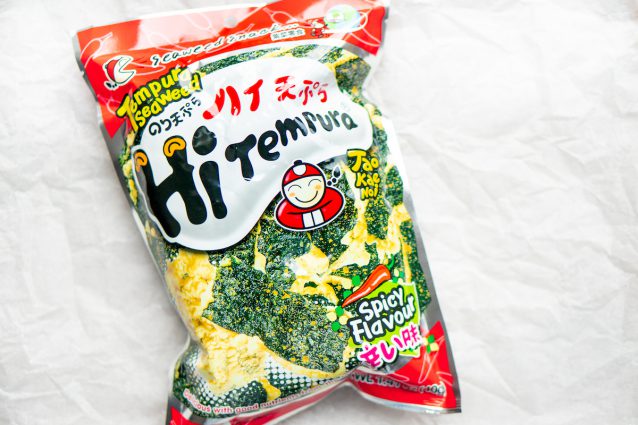 Nori tempura snack