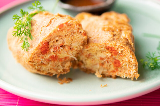 Thaise krab omelet van Jay Fai