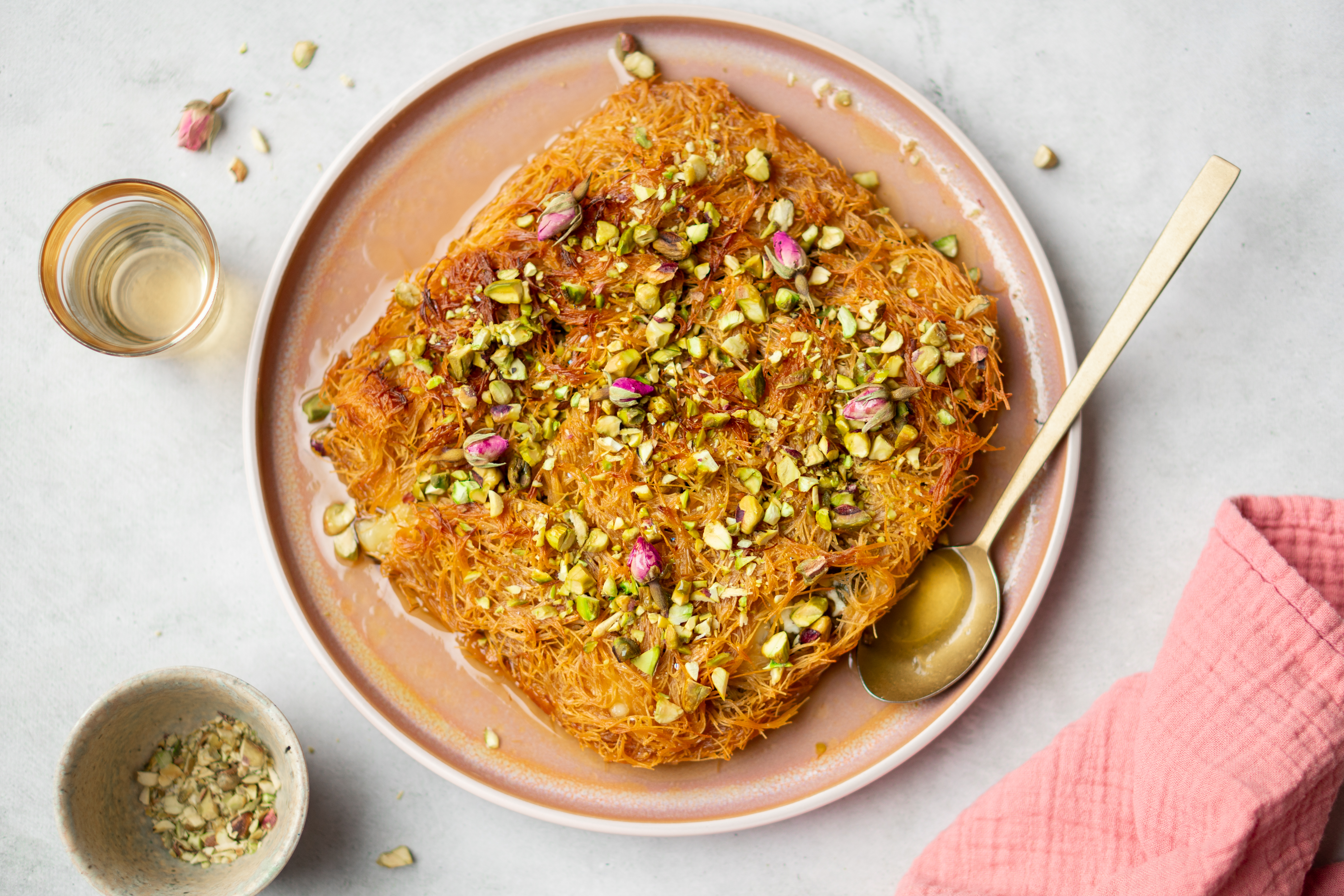 Libanese knafeh of künefe