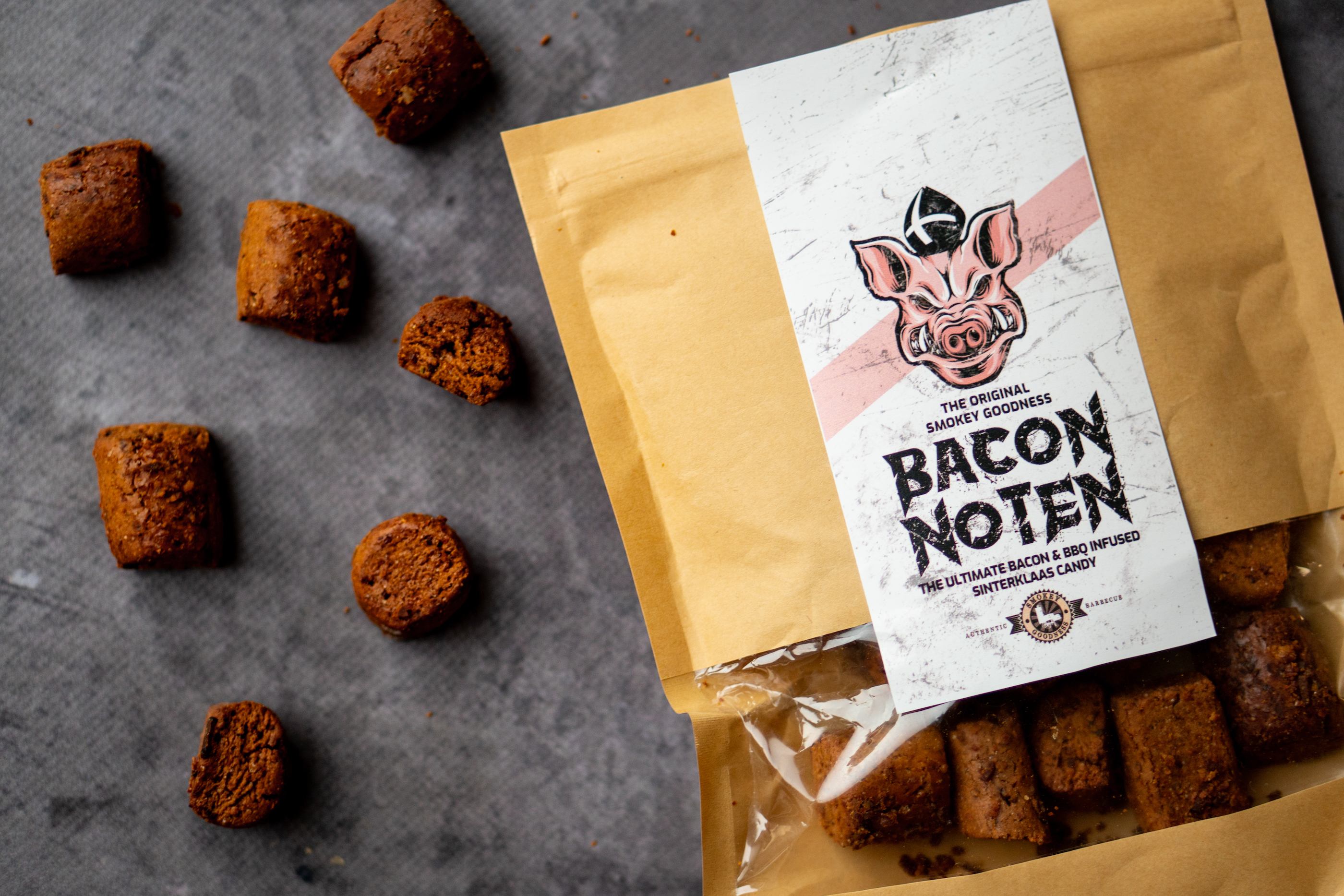 Baconnoten - pepernoten met bacon
