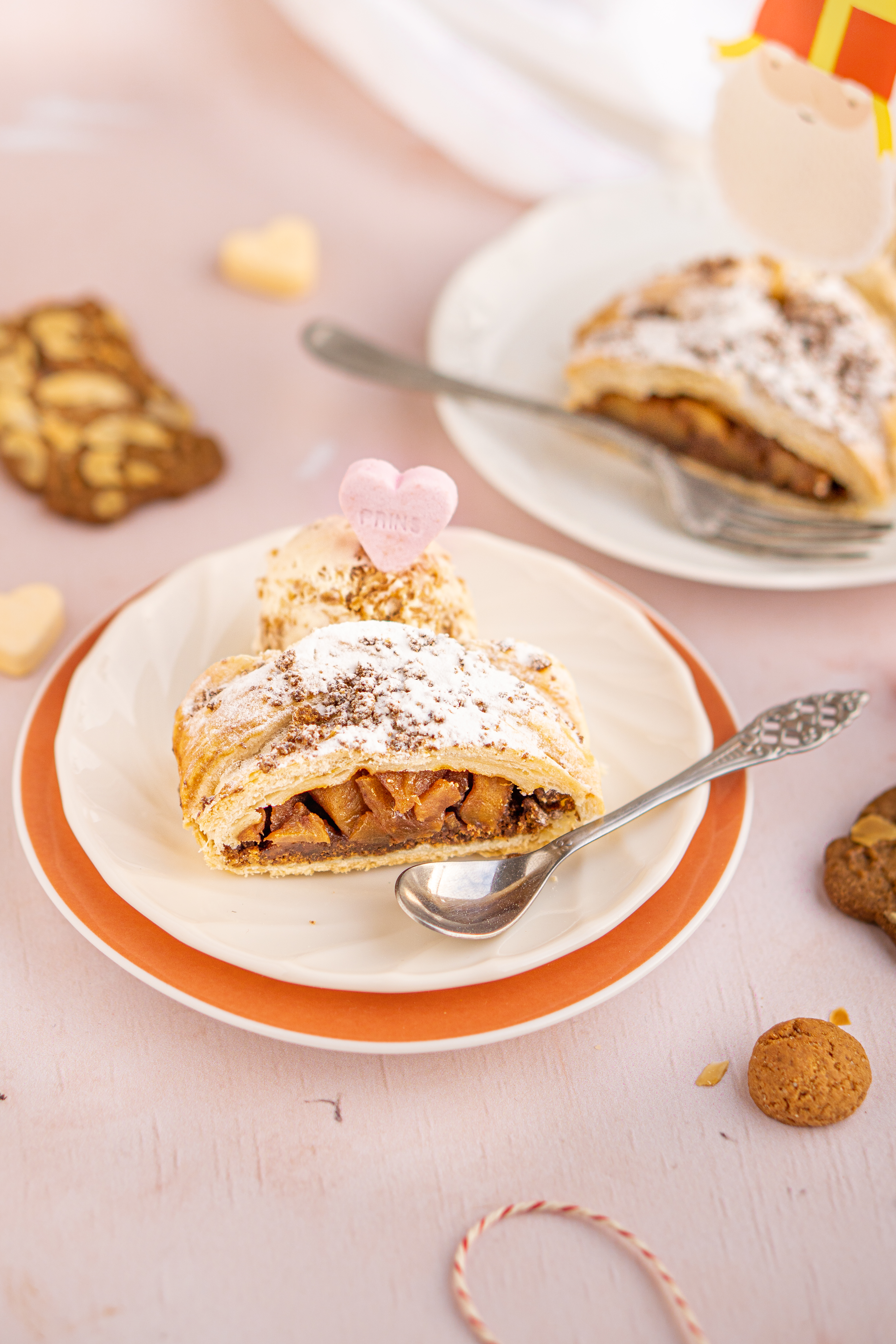 apfelstrudel met speculaas