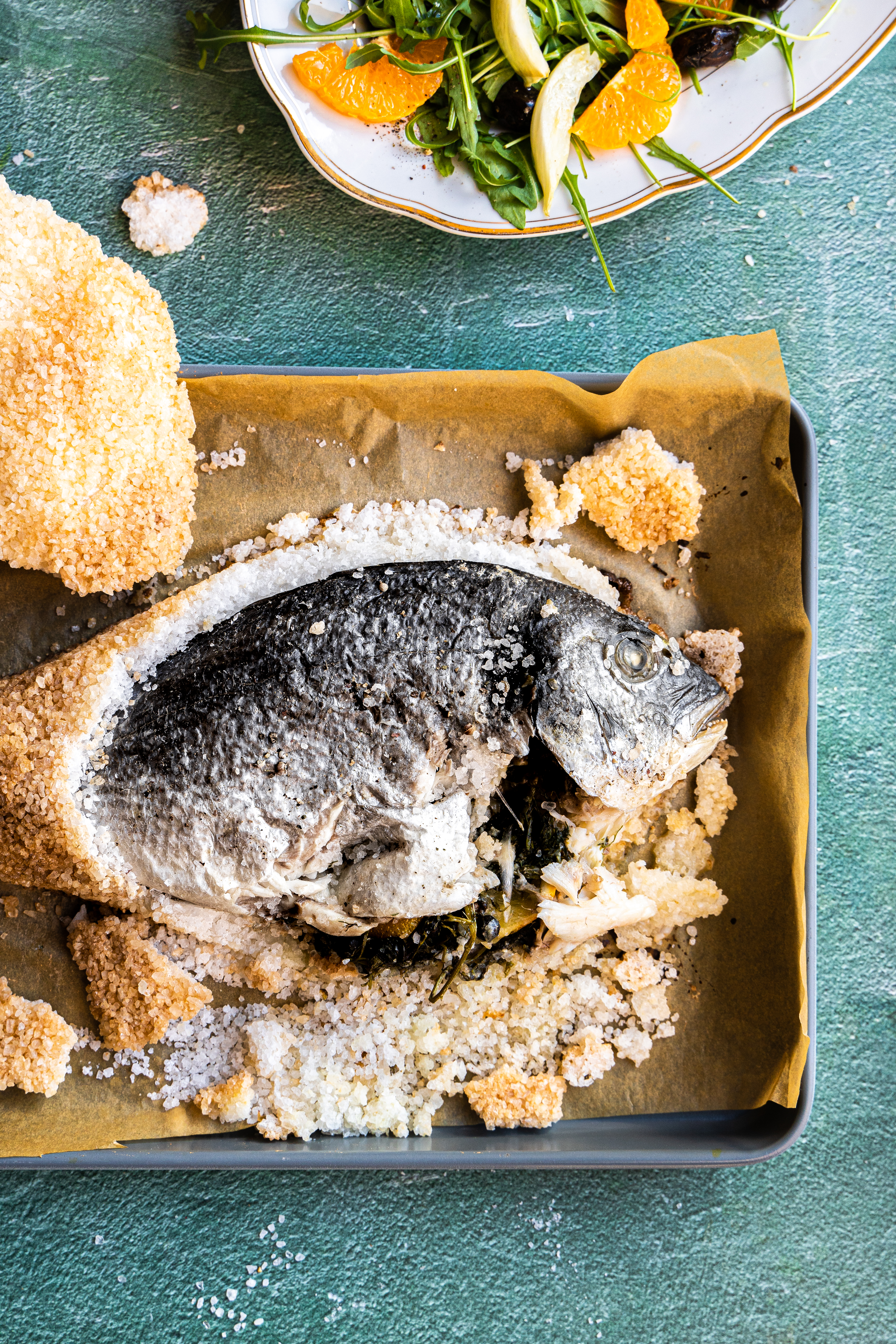 snelle vis in zoutkorst