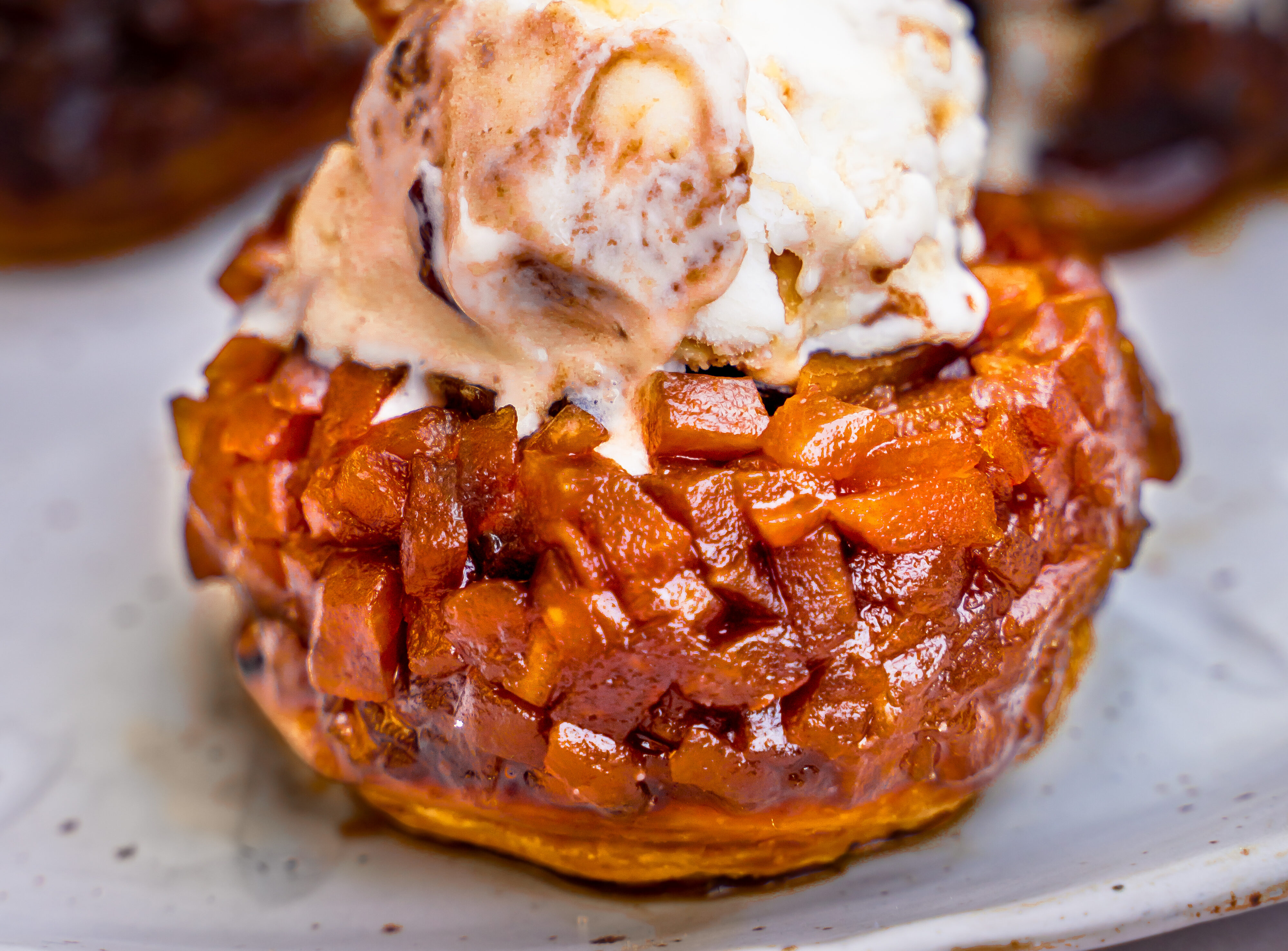 Tarte tatins met sojasaus