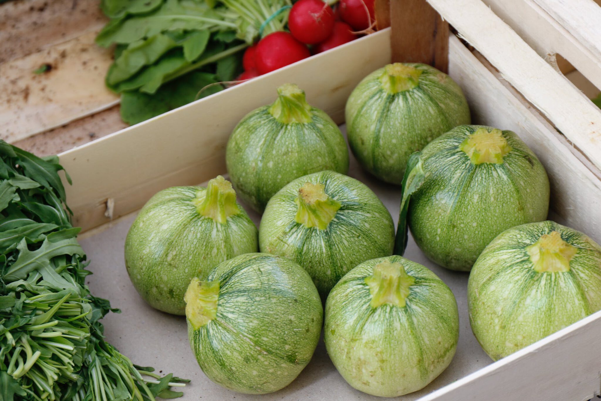 courgettes om courgetteboter van te maken