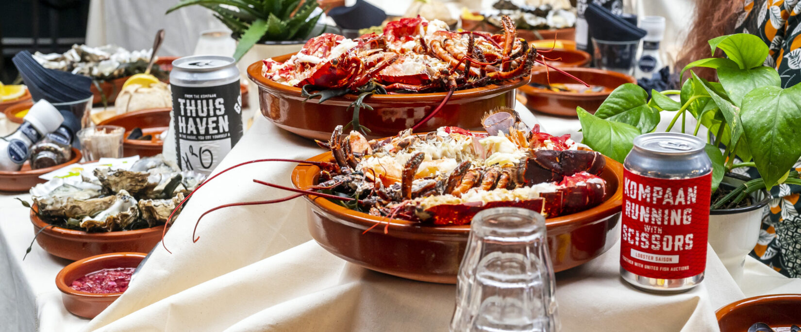 Kreeftenbier van Kompaan