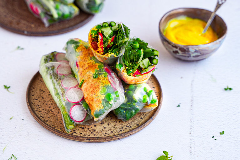 spring rolls met het beste van de lente