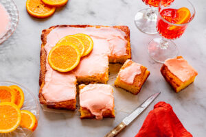 Aperol Spritz cake