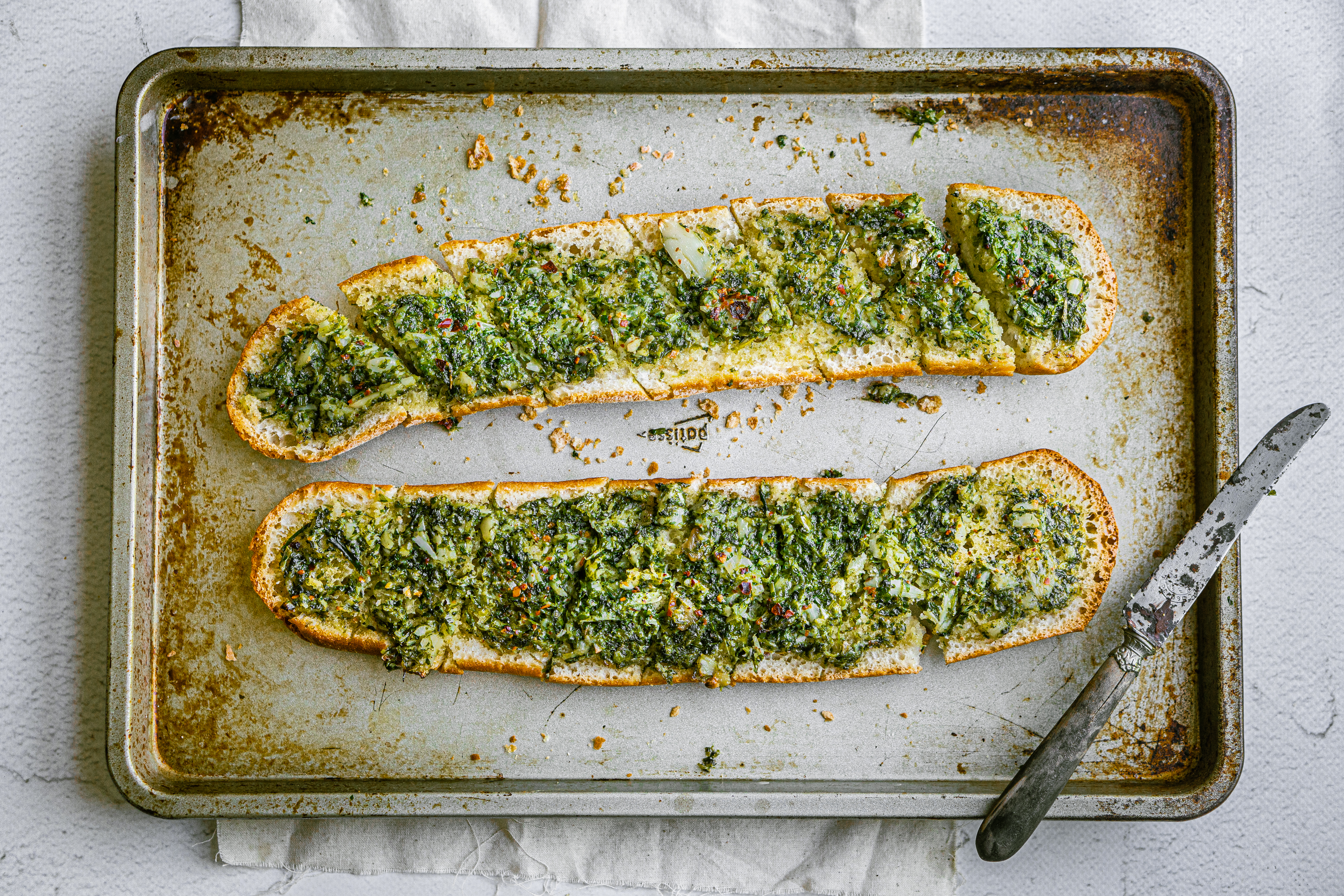 het ultieme knoflookbrood voor bij de borrel/ knoflook