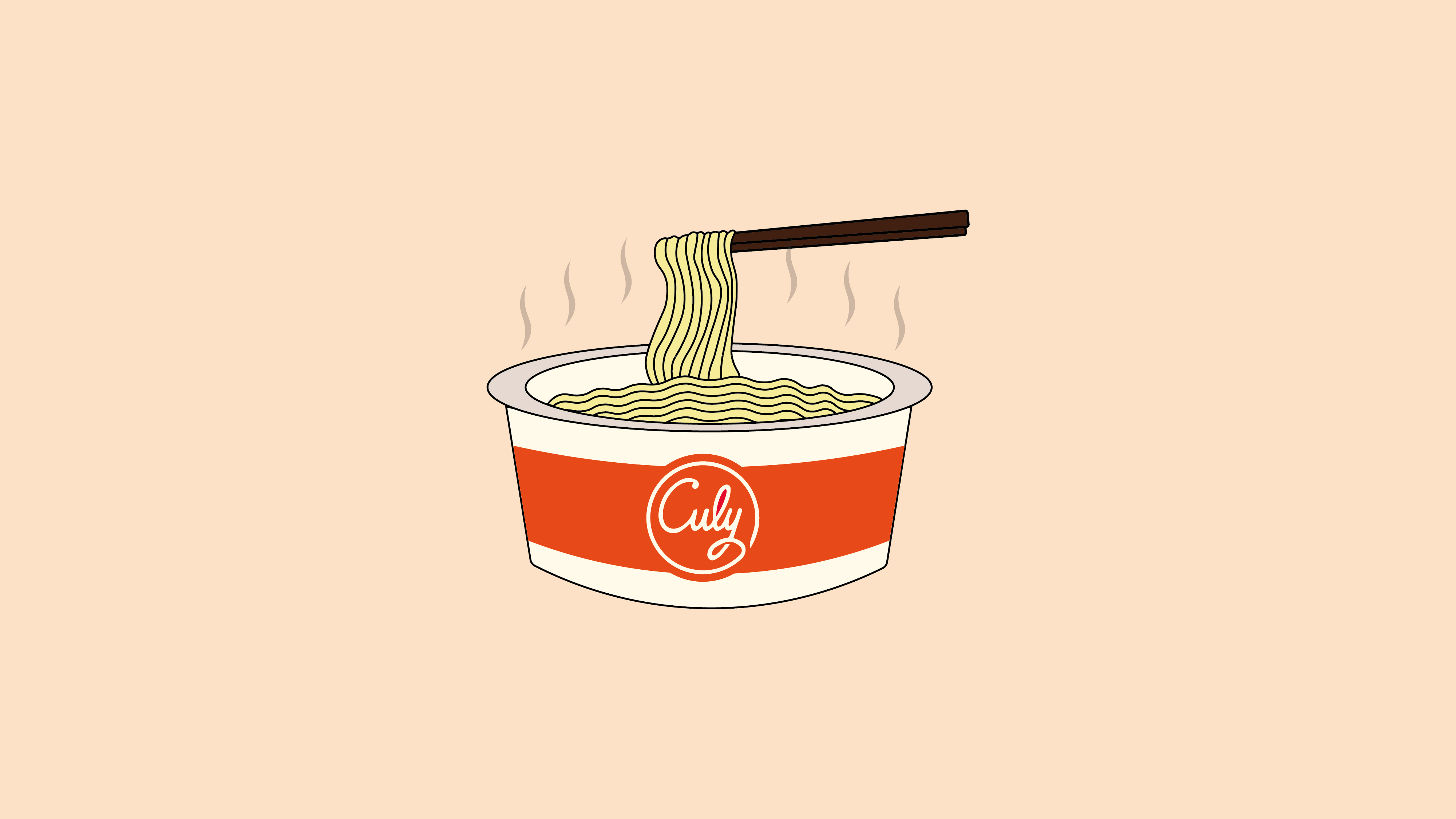 Instant Noodles Illustratie