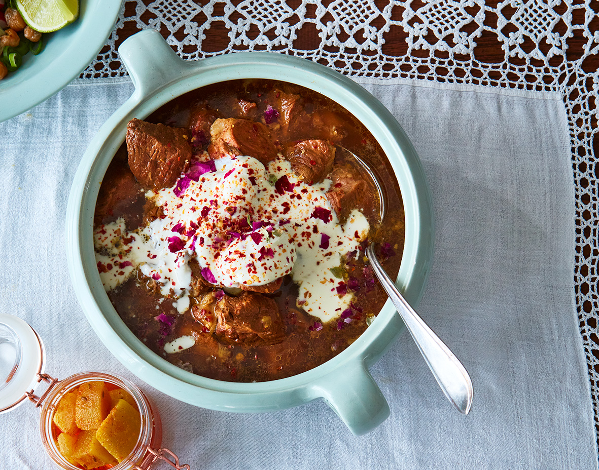 Een tafel vol - lamscurry
