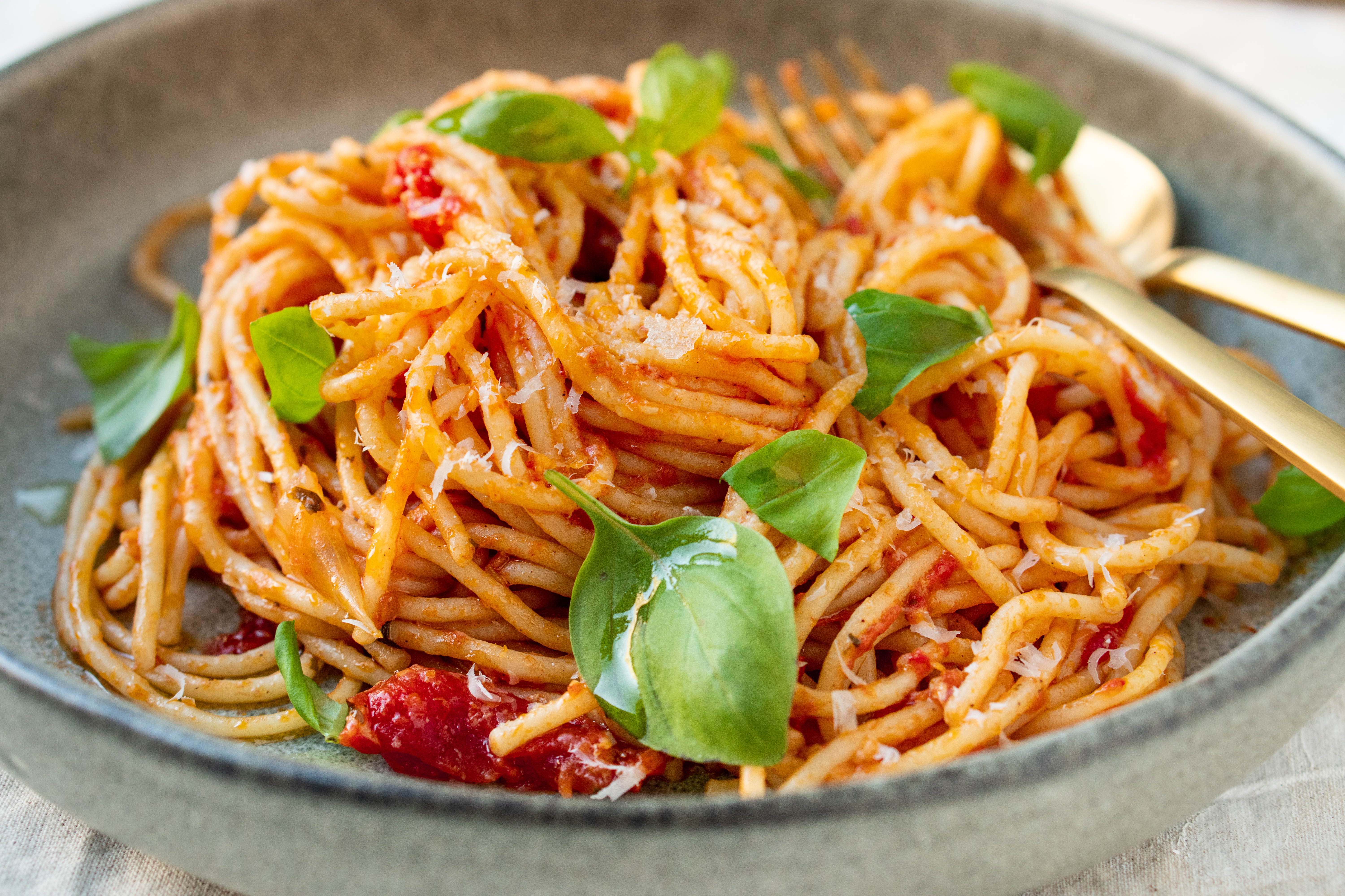 Spaghetti met tomatensaus uit The Bear / gerechten uit The Bear