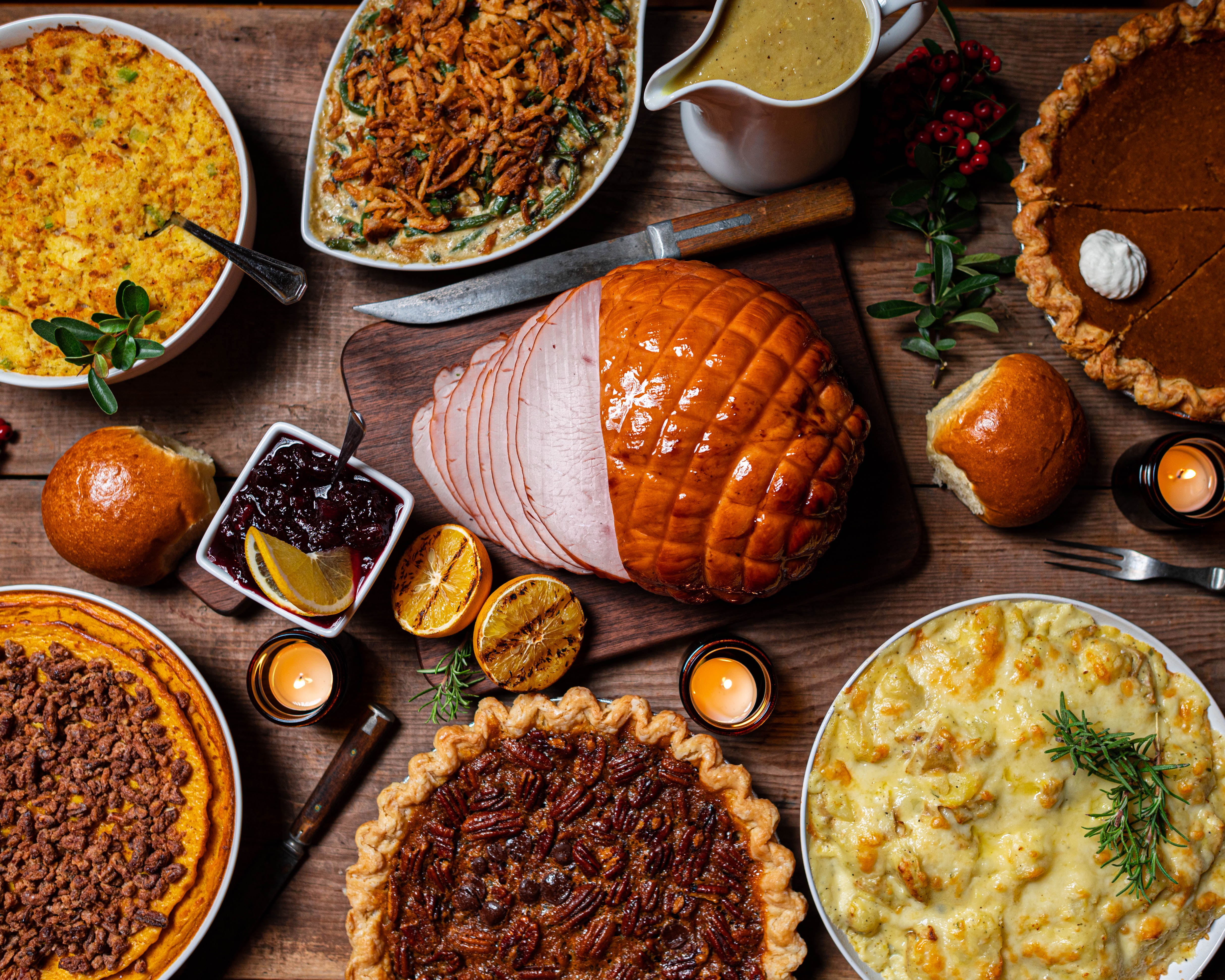 leftovers van het kerstdiner stock unsplash