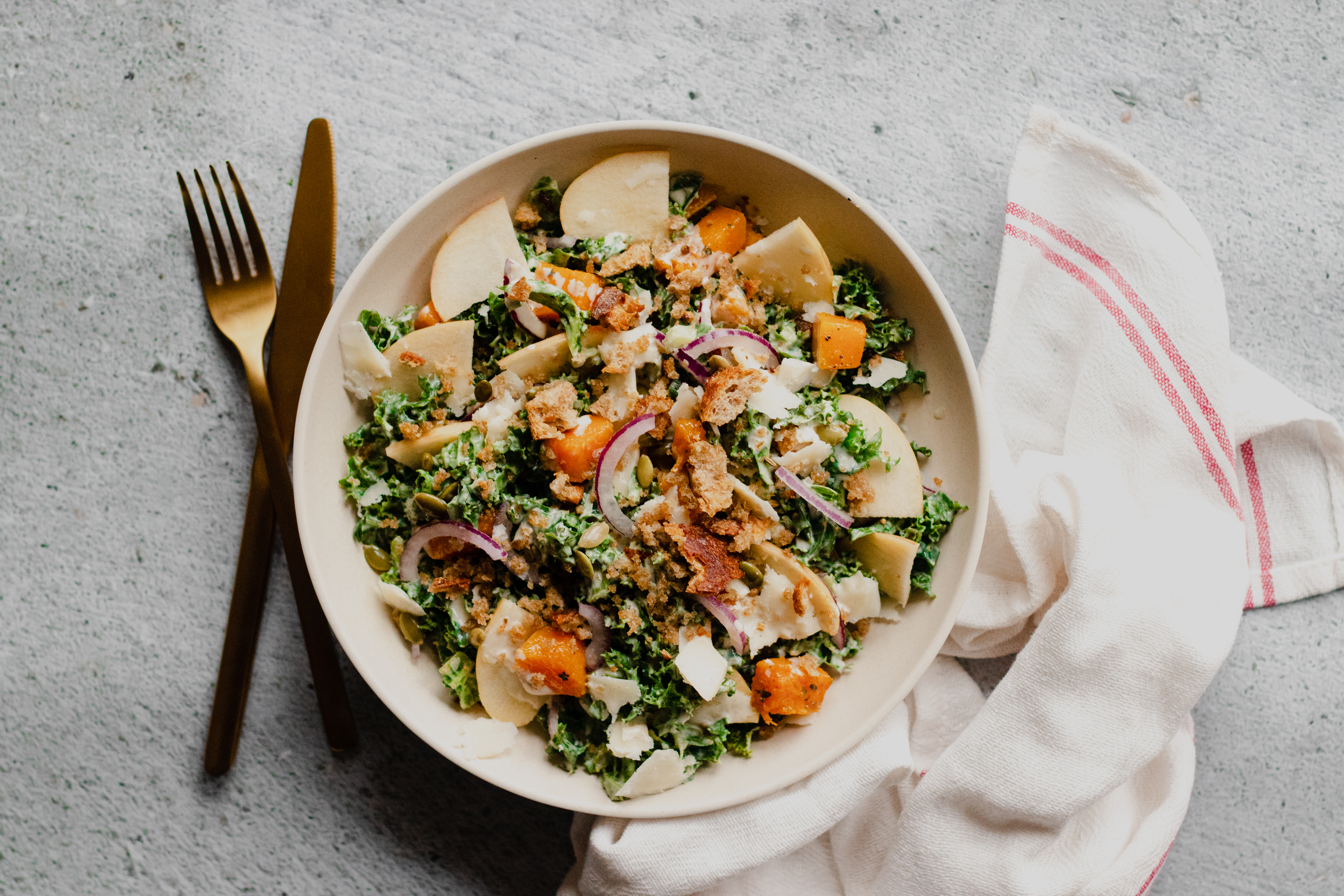 Boerenkoolsalade / wintersalade