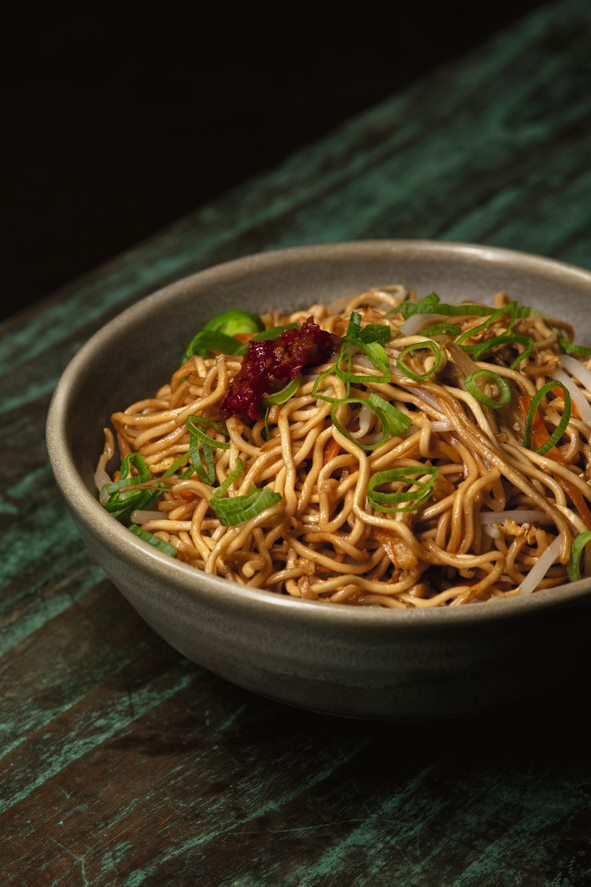 Chinese bami goreng uit Chin. Ind. Rest. kookboek Culy.nl
