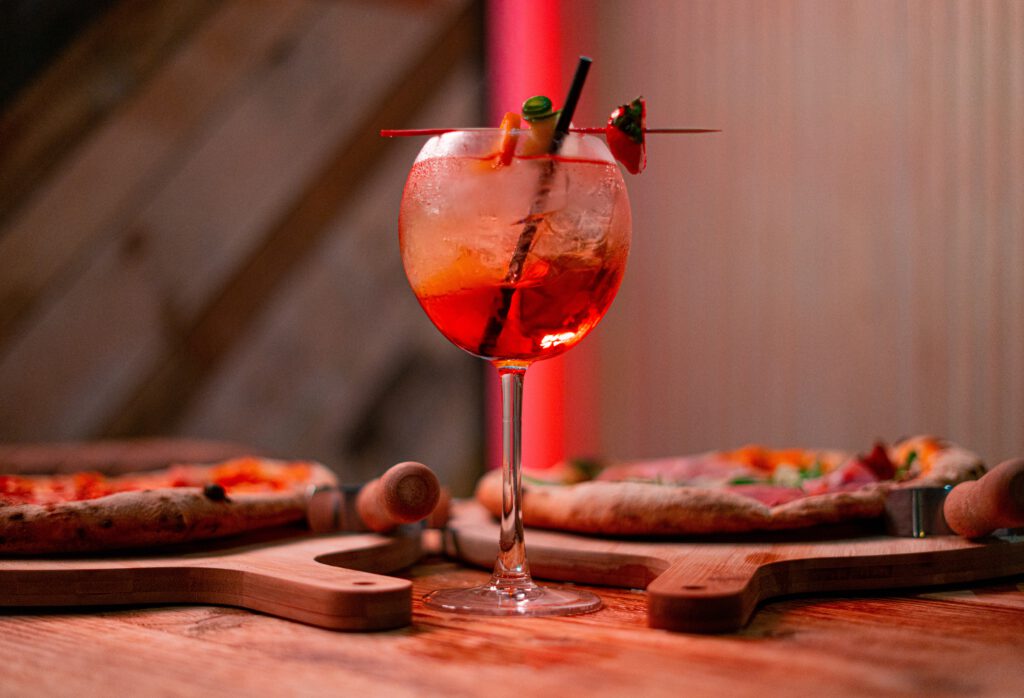 Cocktail met pizzasmaak