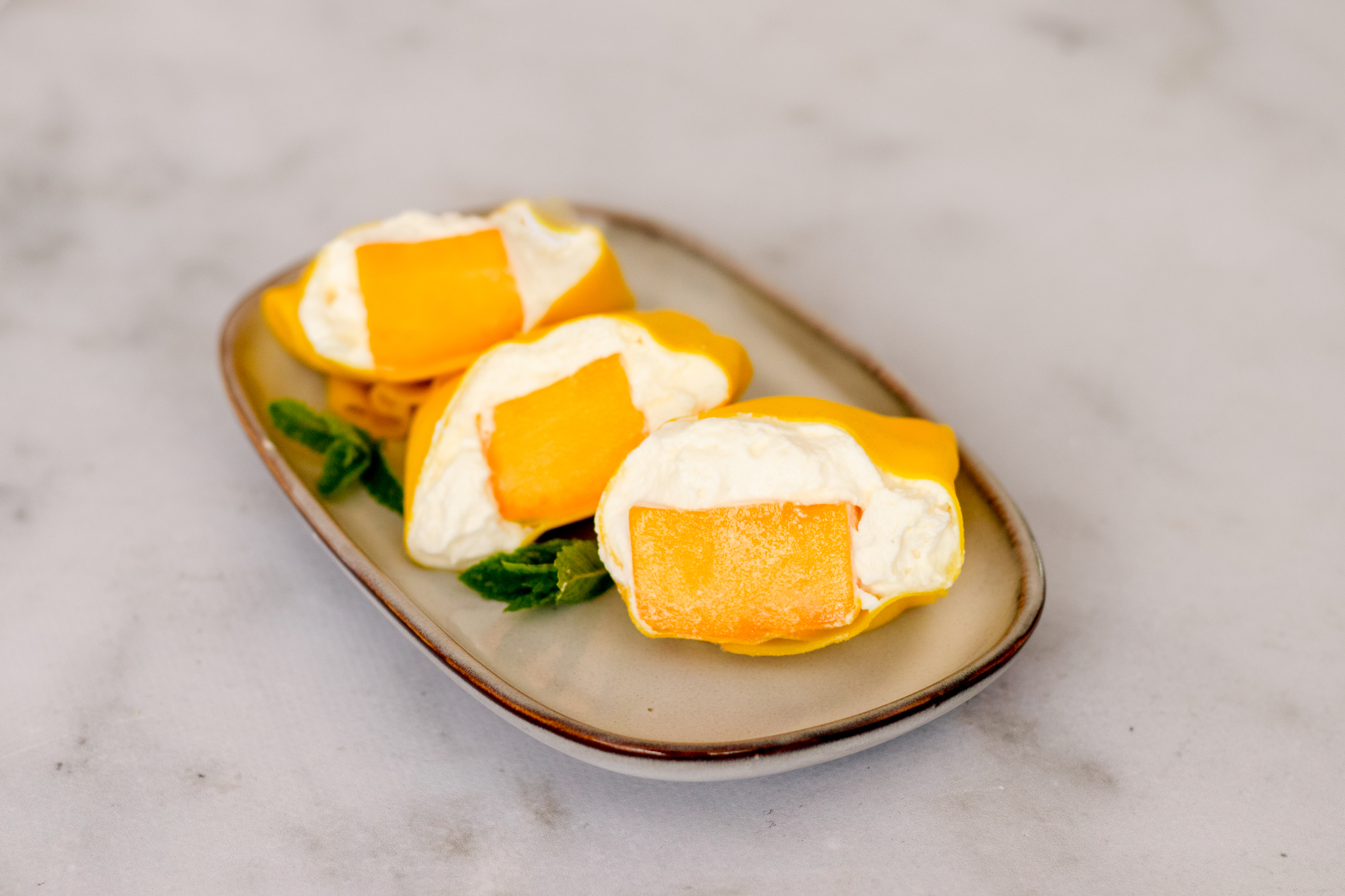 Hong Kong mango pancakes