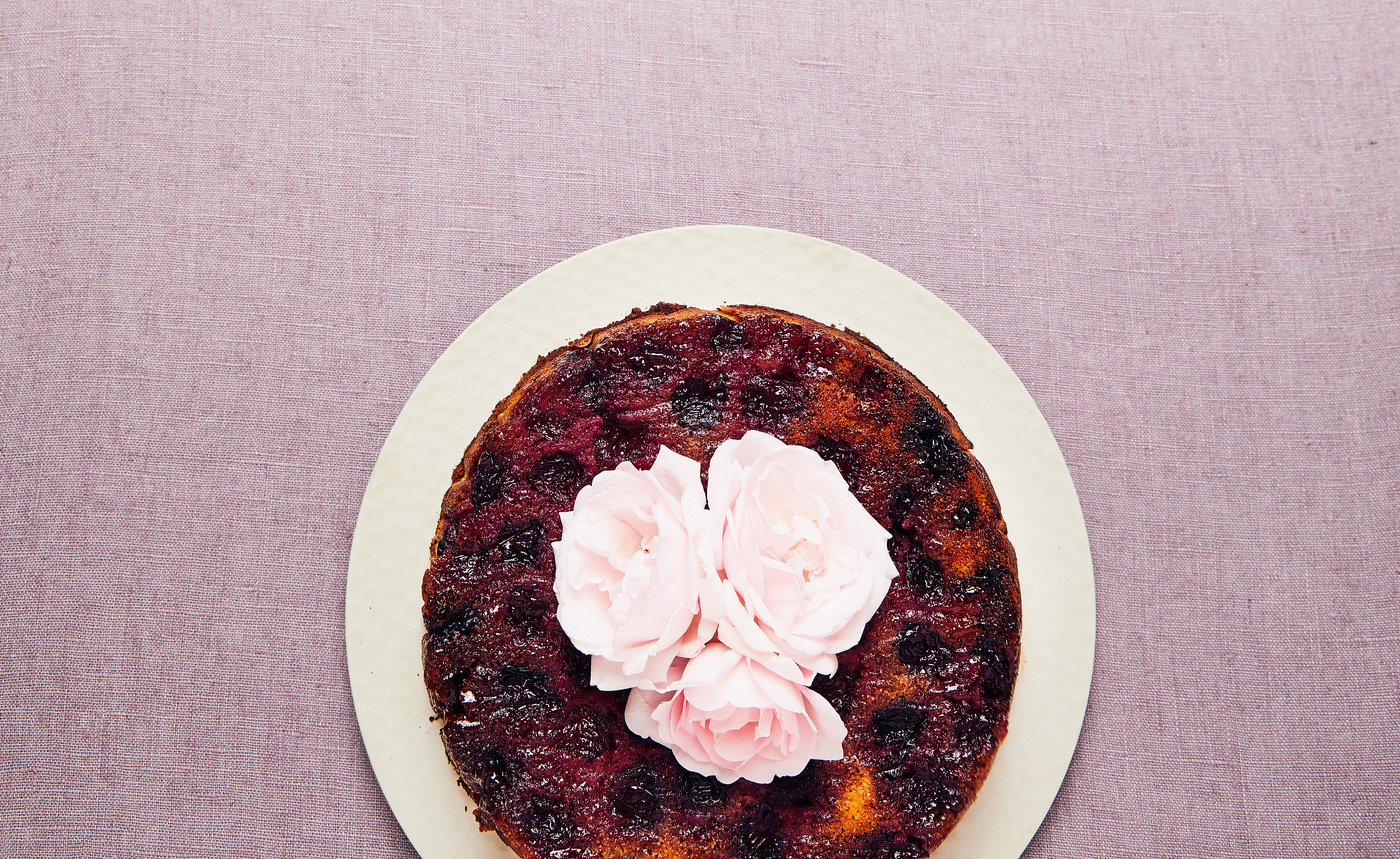 Kersentaart met amandel van yvette van boven