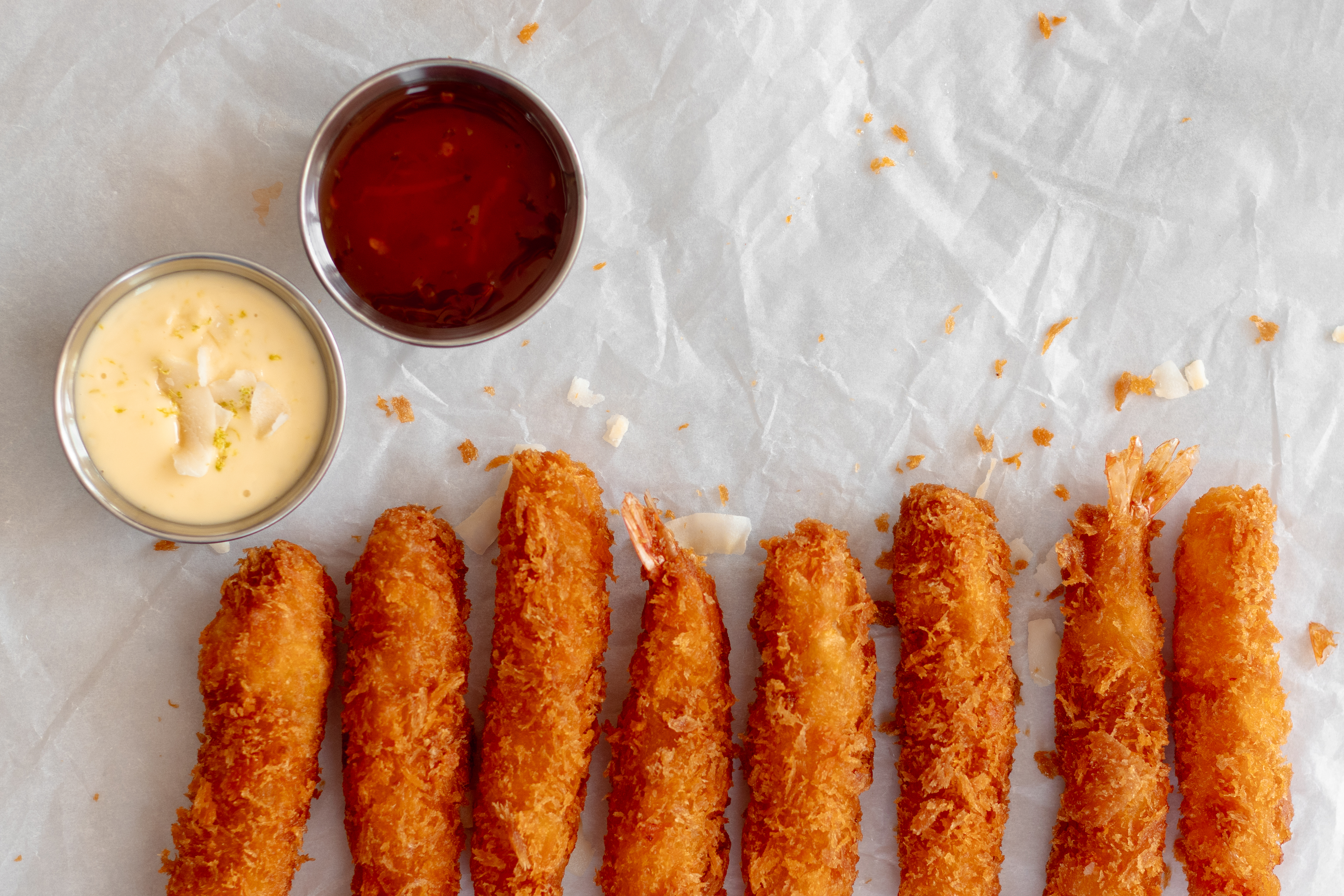 Ebi fry / gefrituurde garnalen