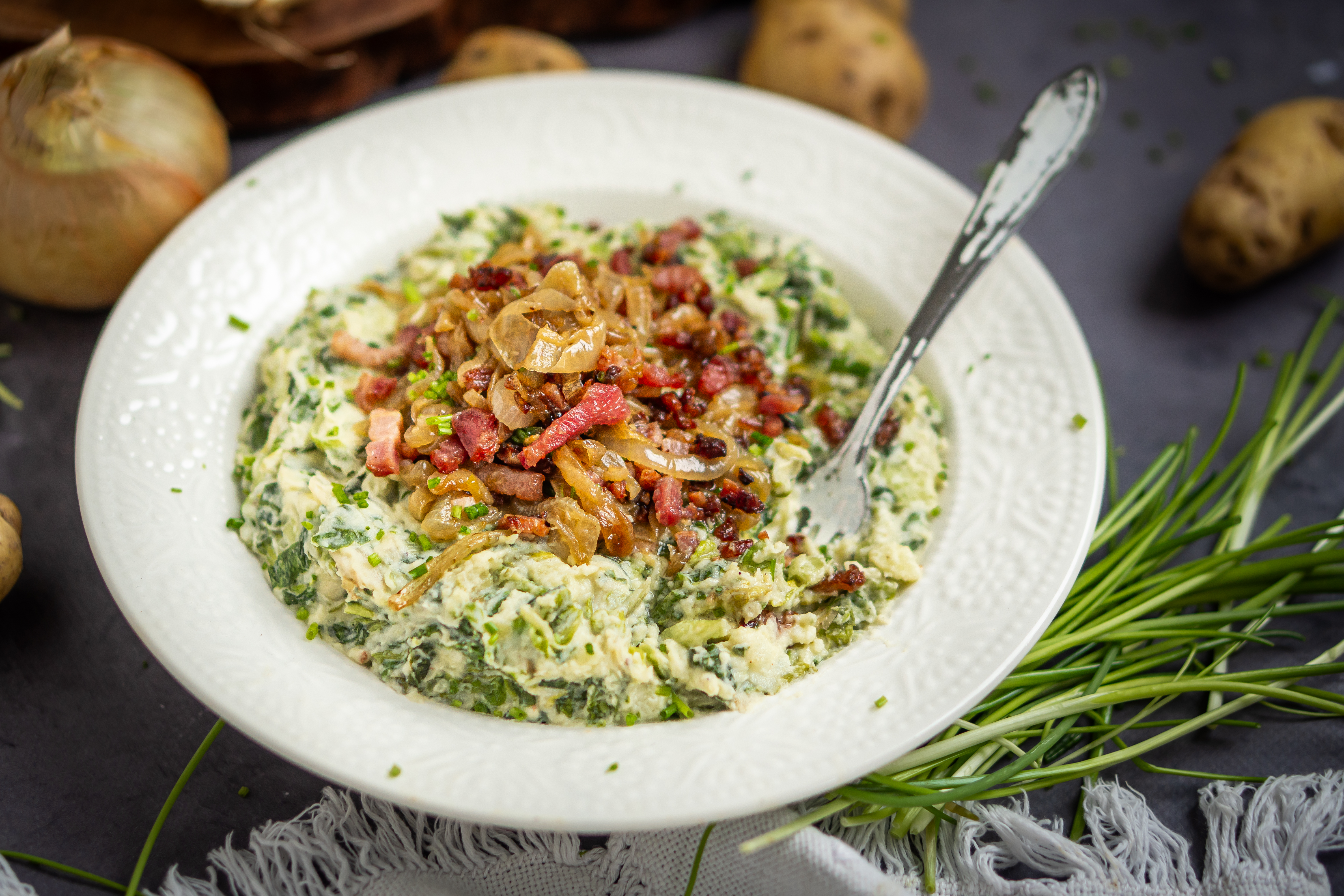 Andijviestamppot: simpel basis recept