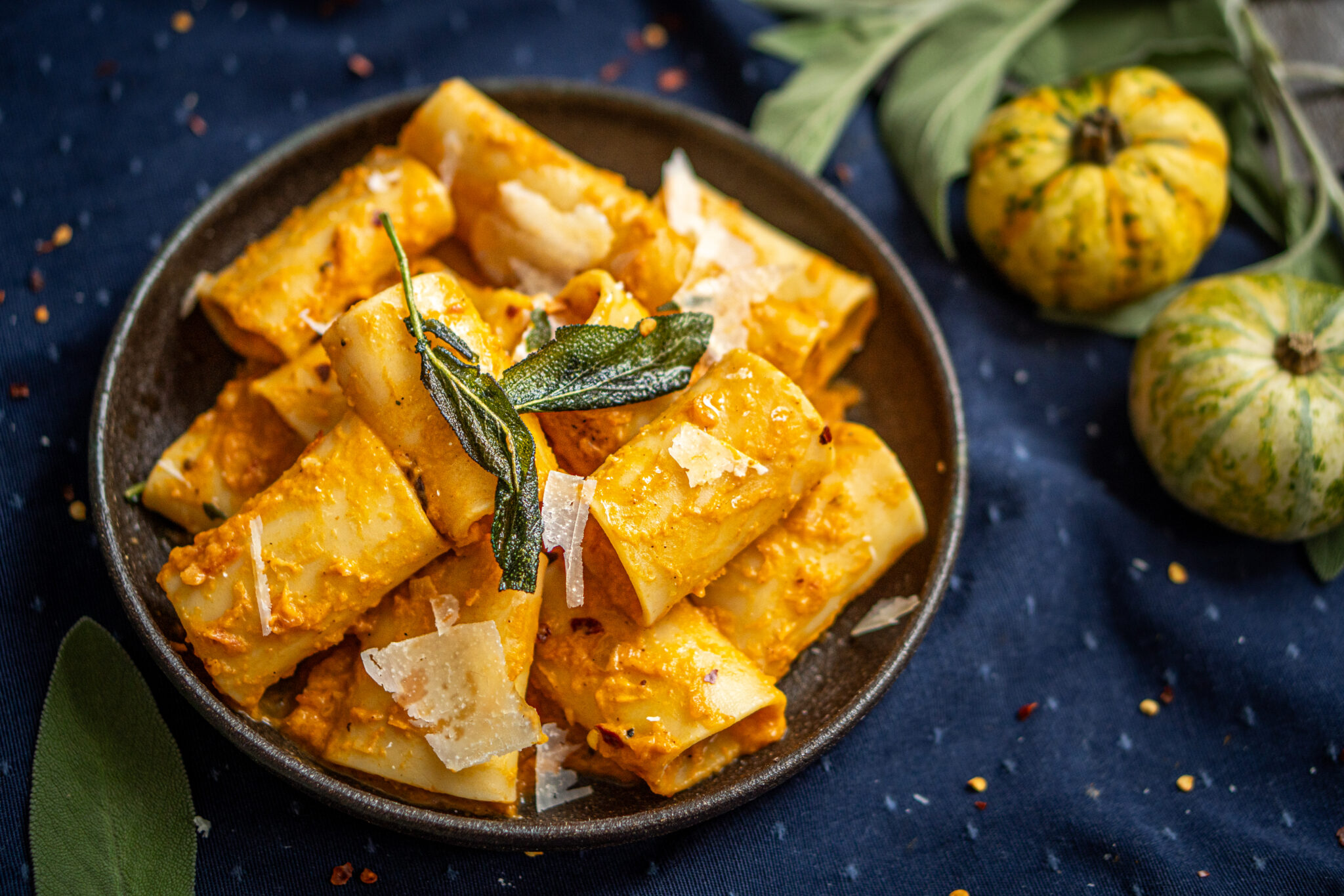 Pompoen pasta alla vodka