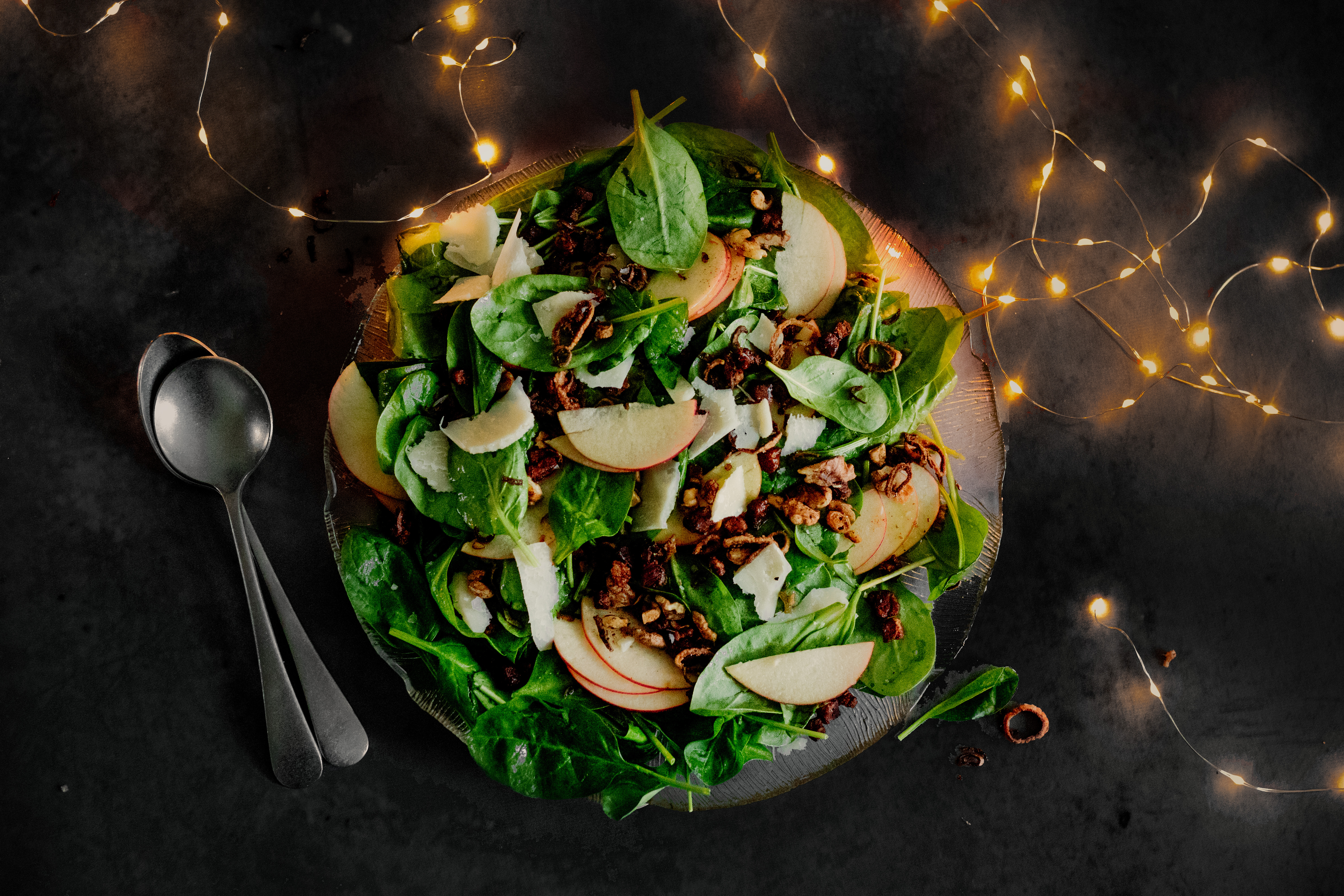 Kerstsalade met ale-dressing