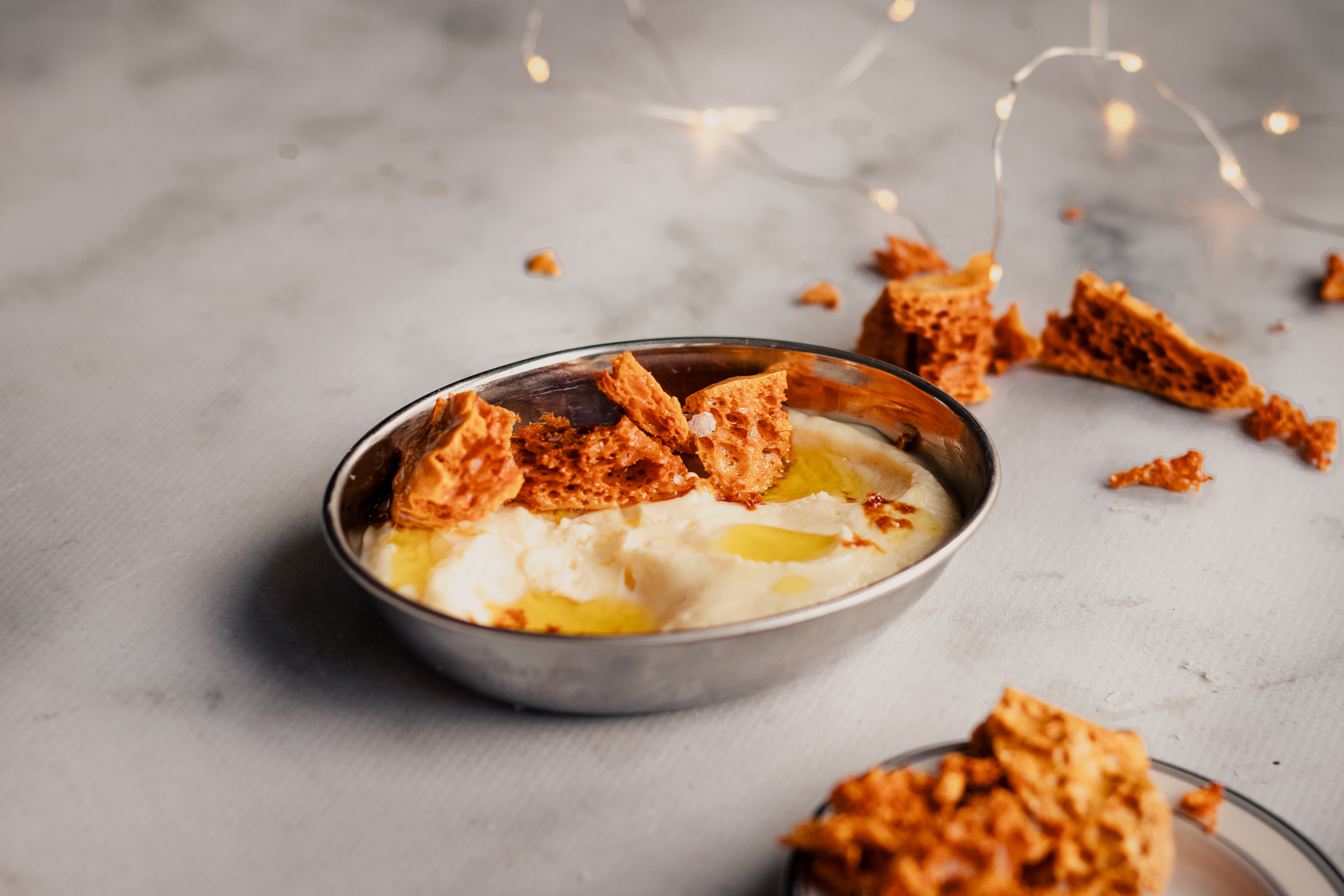 Witte chocolademousse / vegan nagerecht