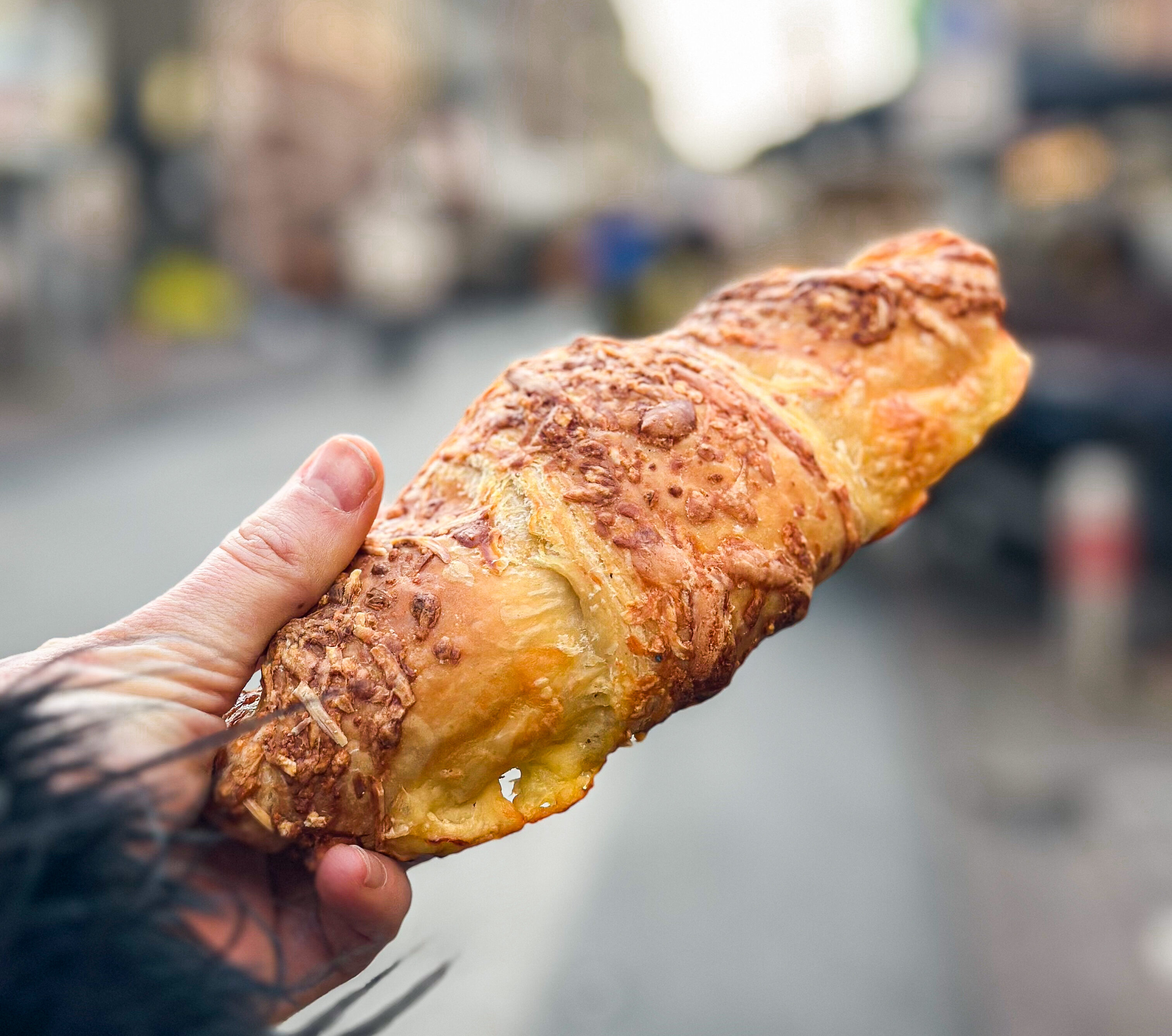 Kaascroissant / croissant opwarmen